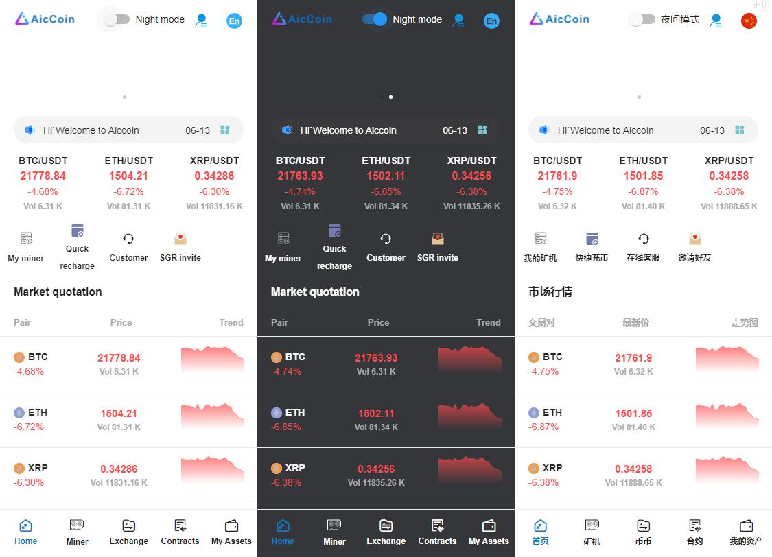 Bbucoin5国语言币币交易所/日夜模式/矿机/秒合约/期权/带开源工程及搭建教程