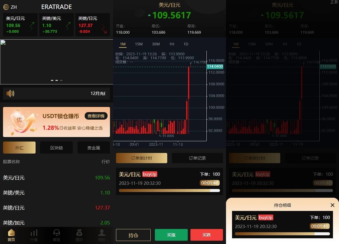 多國語言微交易系统前端vue后端api分离/外汇虚拟币贵金属微盘源码/新增群控单控