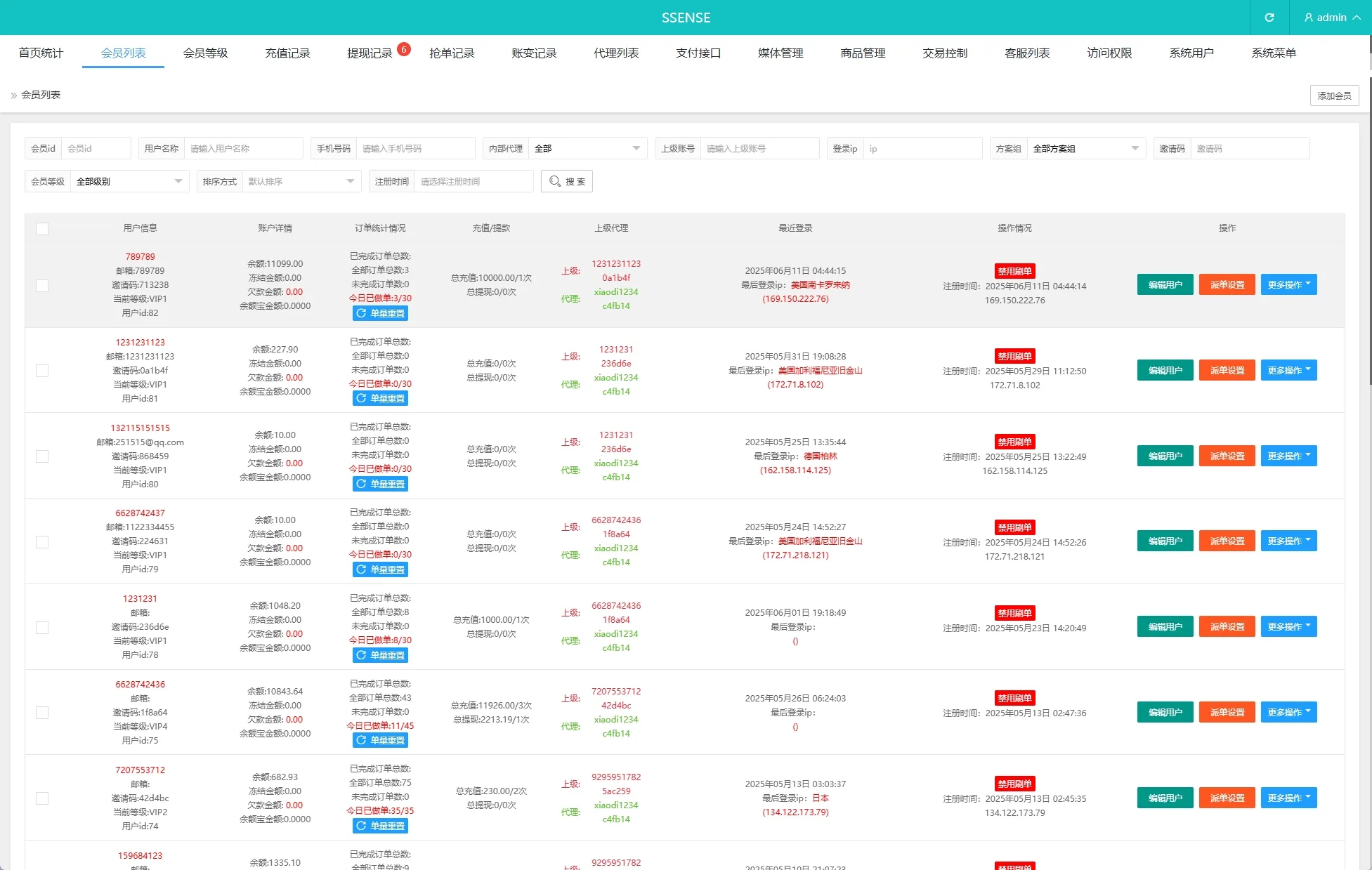 特惠抢单商城刷單系统/幸运单/連單卡單/订单重置/订单评价/前端vue后端PHP