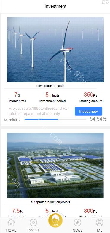 二开英文版p2p投资理财源码/众筹投资分红系统