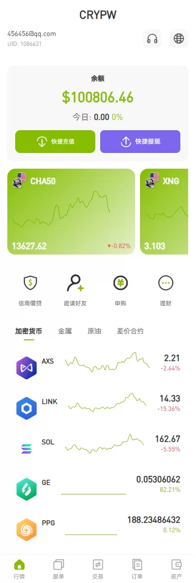 [多國語言ST7交易所系统/外汇/虚拟币/跟单/K线控制]