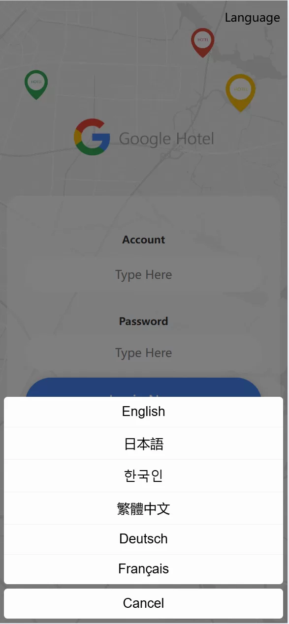 Google多國語言酒店任务系统源码/支持卡单连单逻辑/前端uniapp开发