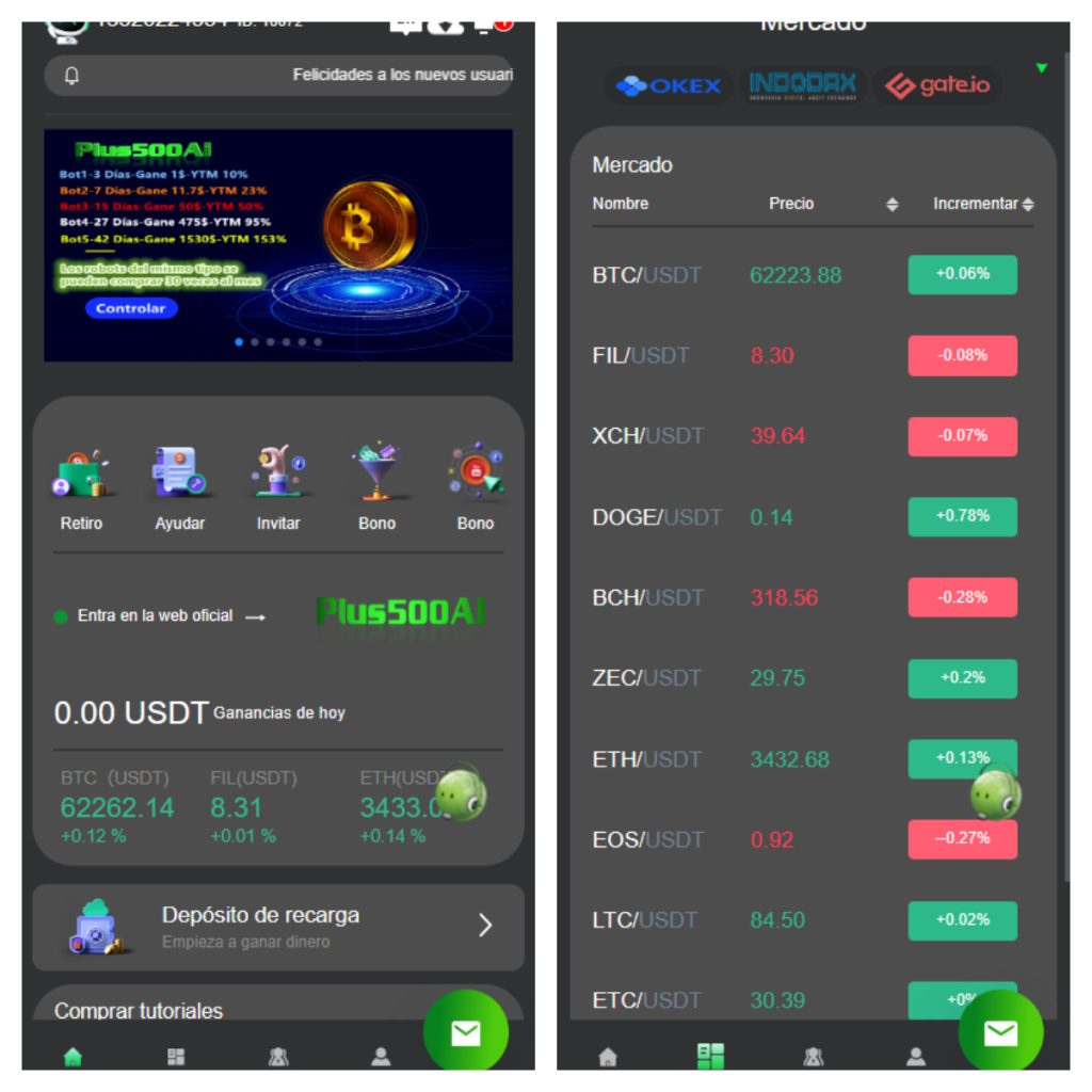 推荐10国语言运营版量化机器人/虚拟币投资理财源码/PC落地页/前端vue