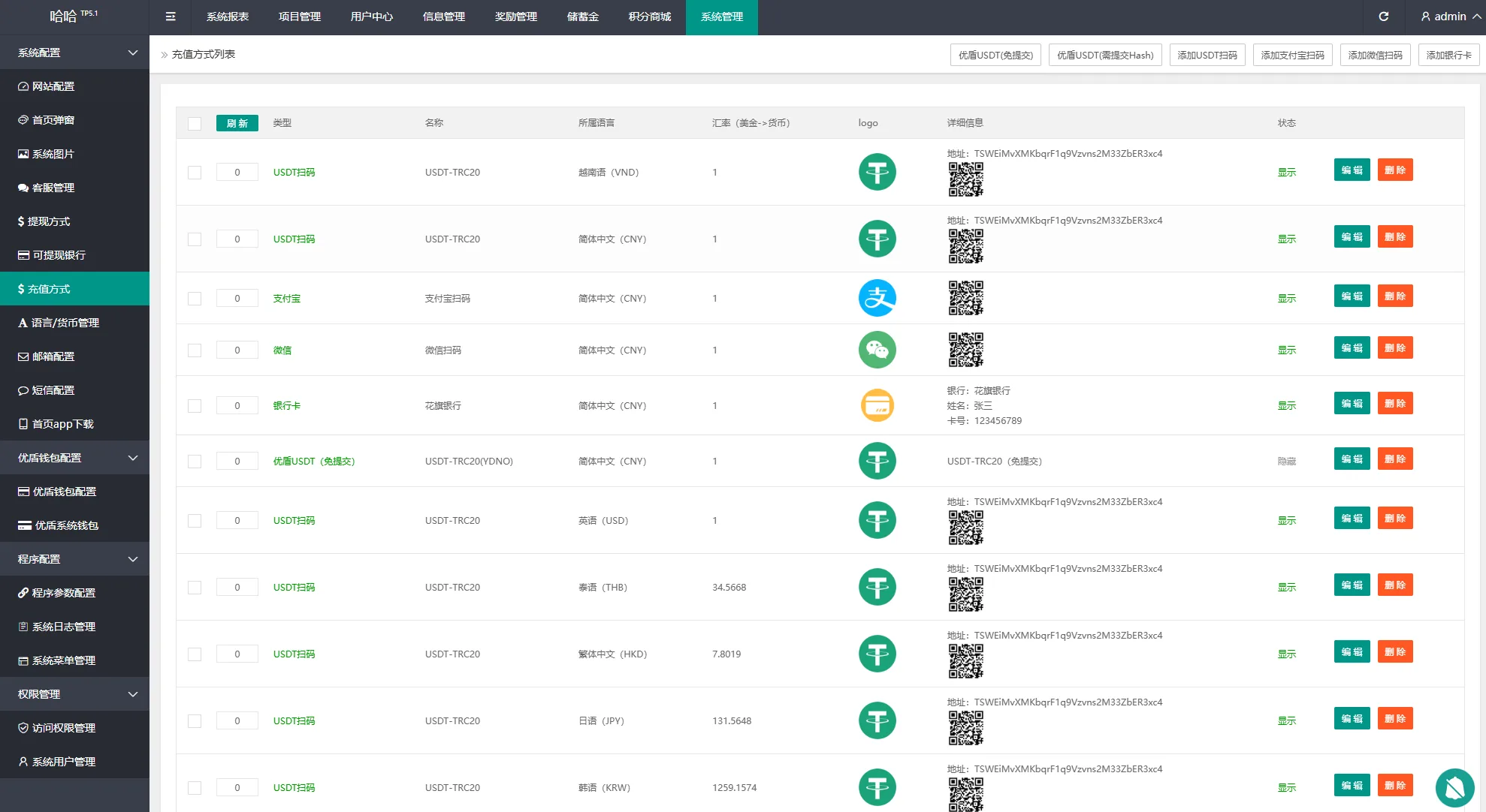 【海外多语言量化投资VUE源码】多语言虚拟币量化投资系统/海外币种投资/前端vue后端PHP
